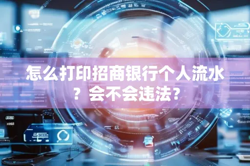 怎么打印招商银行个人流水？会不会违法？