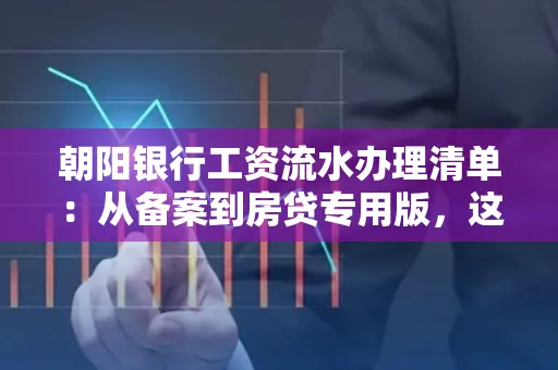 朝阳银行工资流水办理清单：从备案到房贷专用版，这些红线千万别碰！